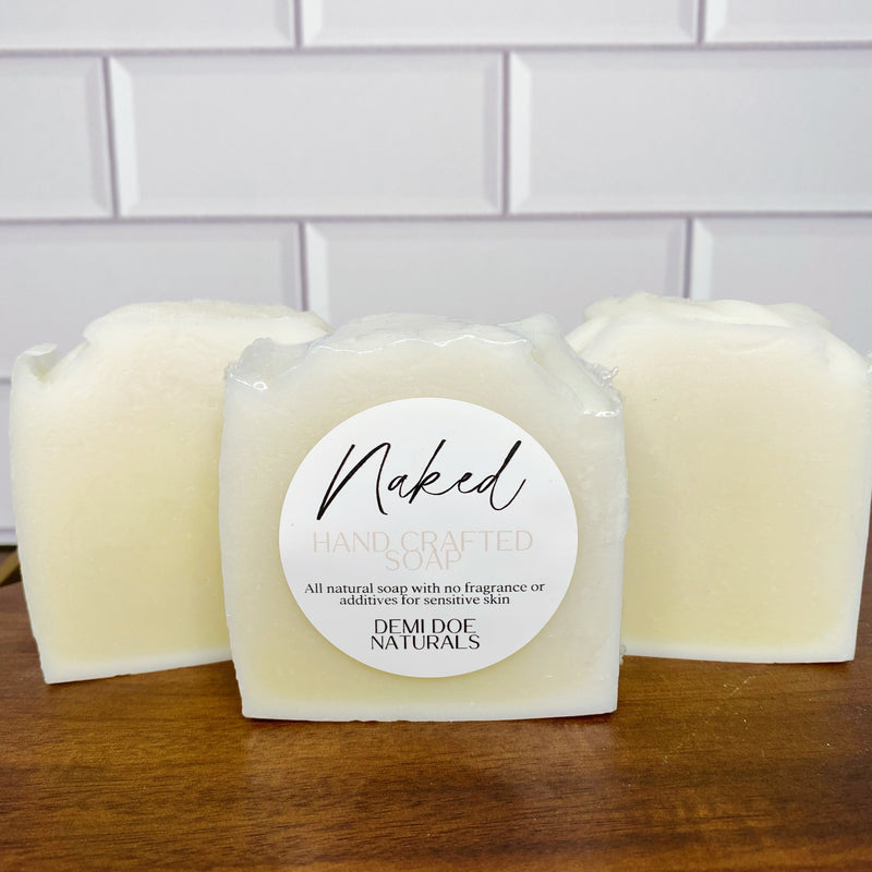 "Naked" Hand Crafted Soap (For Sensitive Skin)